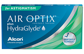 AIR OPTIX® plus HydraGlyde® for Astigmatism